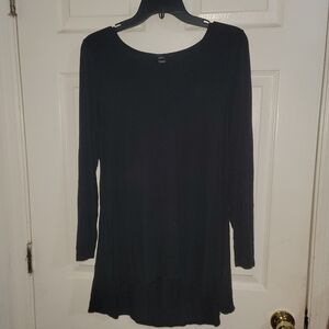 Intro ❤️ Black Long Sleeve Tunic